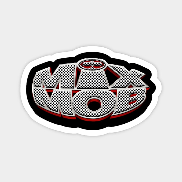 Mix Mob Checkered Logo Magnet by Mix Mob