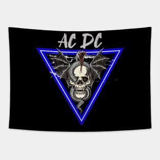 skull in triangle v13 Tapestry