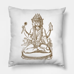 Brahma Indian Deity - God Pillow