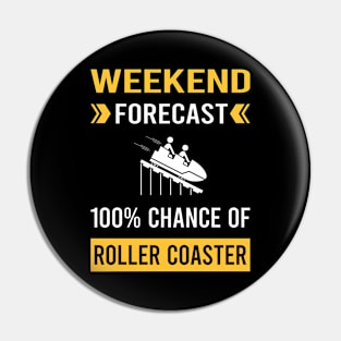 Weekend Forecast Roller Coaster Coasters Rollercoaster Pin