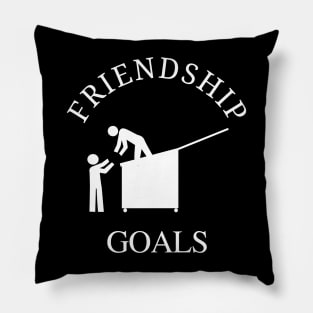 Friendship Goals - Dumpster Diving Pillow