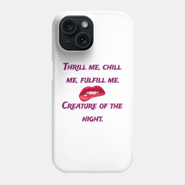 Creature of the night Phone Case by Fantasticallyfreaky