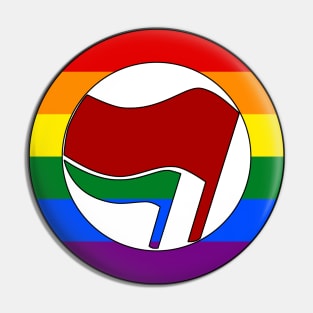 LGBTQ Antifascist Action Pin