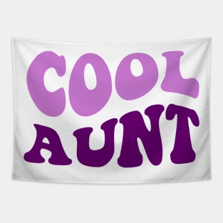 Cool Aunt Retro Funny Shirt - For Cool Aunts ONLY Tapestry