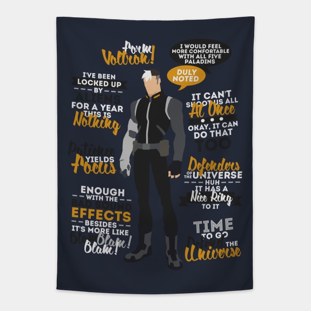 Shiro Quotes Tapestry by ZeroKara