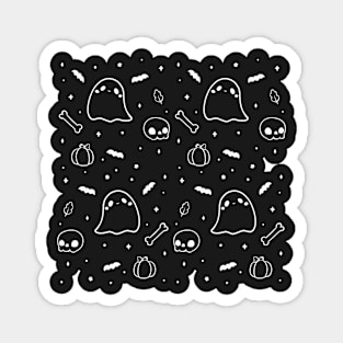 Spooky season pattern Magnet