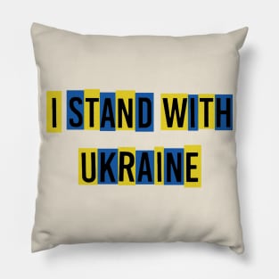 I Stand With Ukraine Pillow