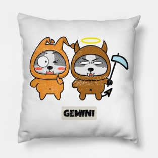 Funny Zodiac Baby Gemini Pillow