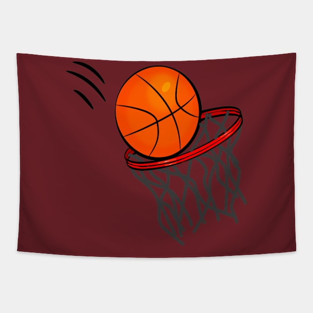 basketball Tapestry by M_Mary