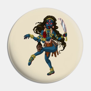 Kali Hindu Goddess of Destruction MONSTER GIRLS Series I Pin