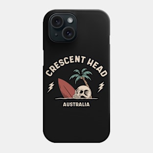 Vintage Surfing Crescent Head, Australia Phone Case