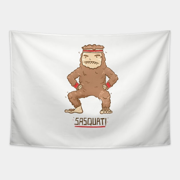 Sasquat! Tapestry by Darel