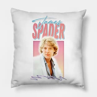 James Spader - Retro Aesthetic Style Fan Art Design Pillow