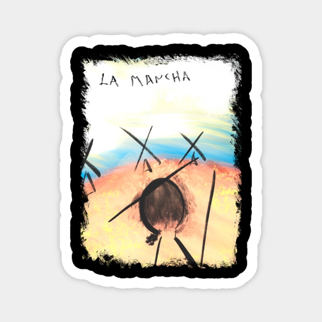 Don Quixote Magnet by 3ric-