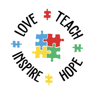 Autism Awareness SPED Special Education Teacher educators gift T-Shirt