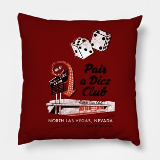 Vintage Par-A-Dice Club Casino Las Vegas Pillow