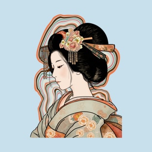 Geisha draw T-Shirt