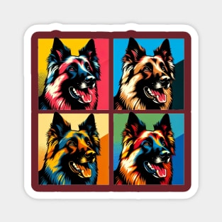 Belgian Shepherd Pop Art - Dog Lovers Magnet