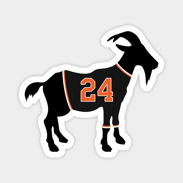 Willie Mays  GOAT Magnet by cwijeta