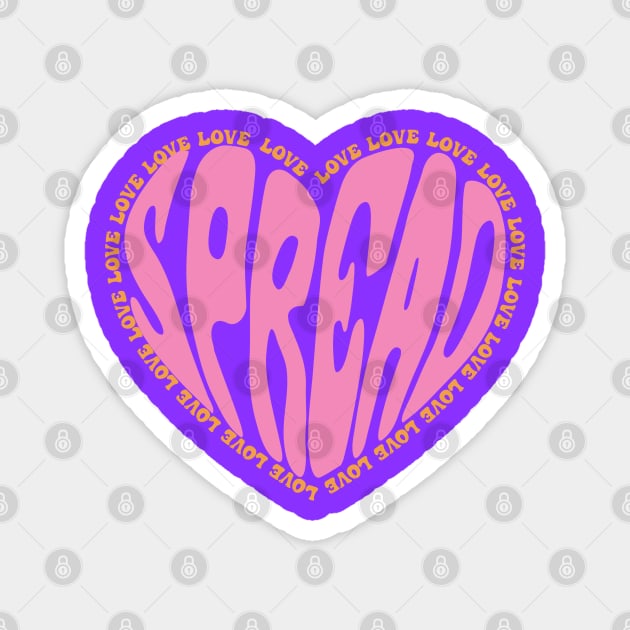 Spread Love Magnet by Benisio Official Studio