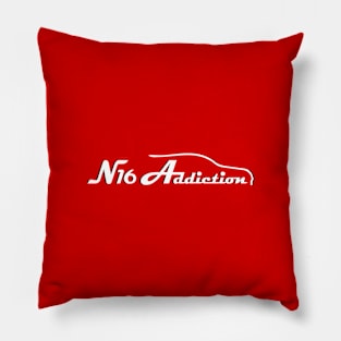 N16 Addiction Fun Art, Gift for him, Nissan Lover Gift, Nissan Fan Gift Pillow