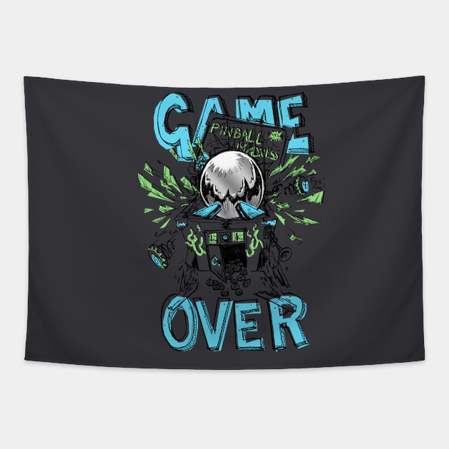 Game Over Tapestry by Shirt.ly