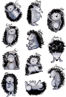 Hedgehogs Days Magnet