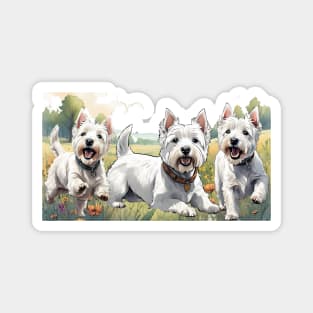 Westies Terrier Magnet