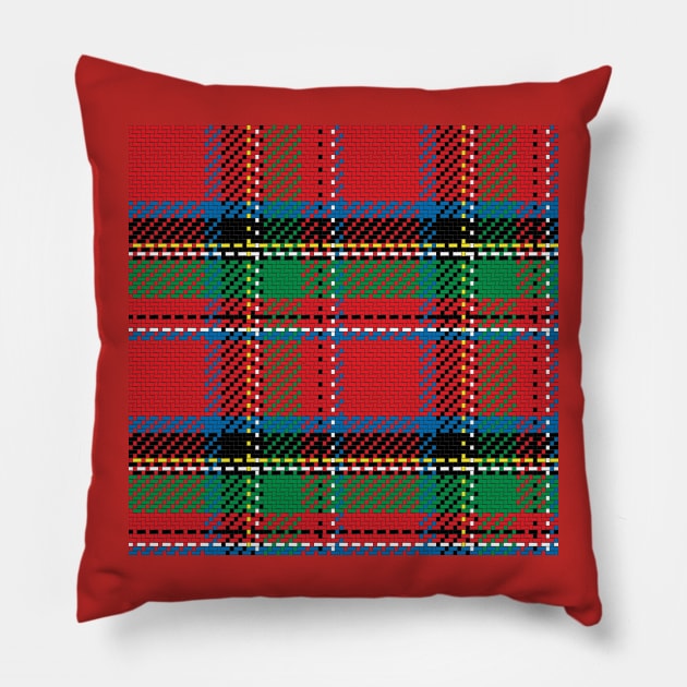 tartan Pillow by kavalenkava