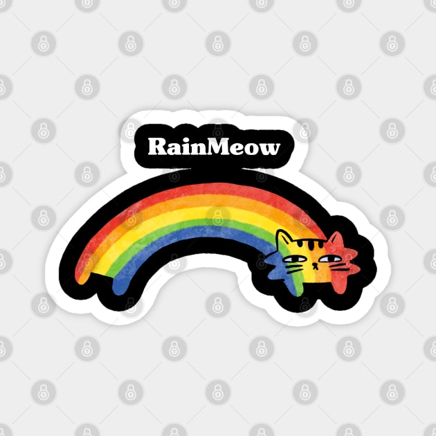 RainMeow Magnet by Iniistudio