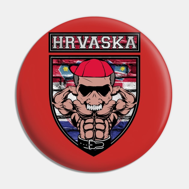 Hrvatska power Croatia muscle Pin by Jakavonis