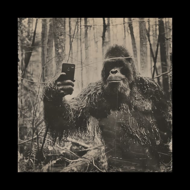 Bigfoot Believer Selfie by Vlaa