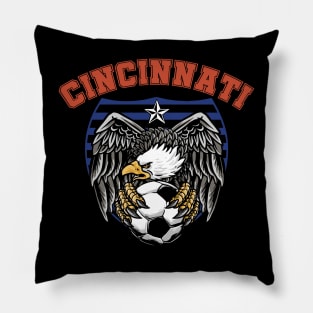 Cincinnati Soccer Pillow