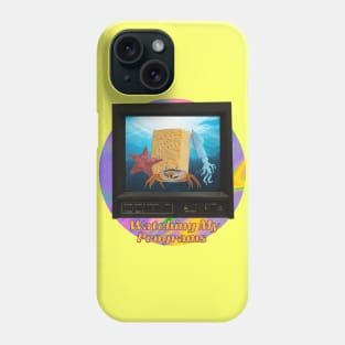 SpongeBob Watching My Programs 90s Kid Phone Case