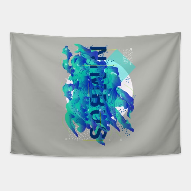 Nimbus Clouds Tapestry by BrokenGrin