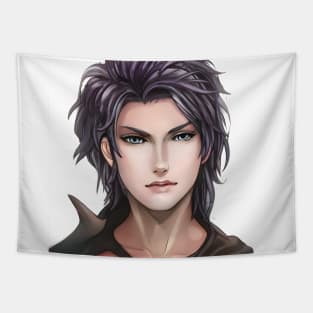 Brown Hair Anime Boy Tapestry