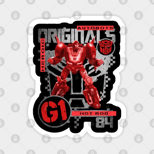 G1 Originals - Hot Rod Magnet by CRD Branding