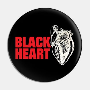 Black Heart Pin