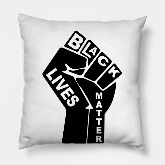 BLM Fist Pillow by OakBad