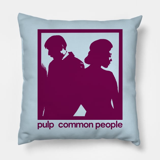 Common People --- Original Aesthetic Design Pillow by unknown_pleasures