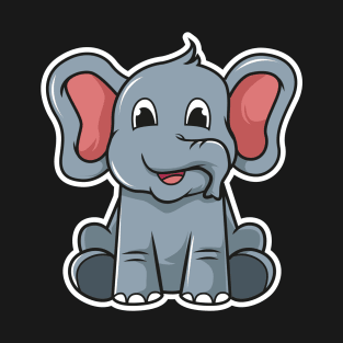 Elephant Cartoon T-Shirt