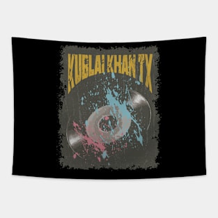 Kublai Khan TX Vintage Vynil Tapestry