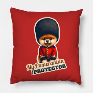 Pomeranian Queen's guard Pillow