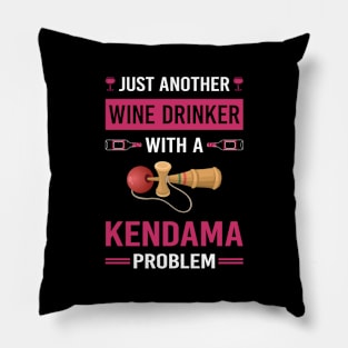 Wine Drinker Kendama Pillow