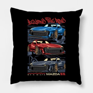 Miata MX-5 Racing Car Pillow