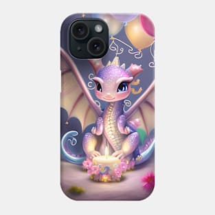 Cute Birthday Baby Dragon Phone Case