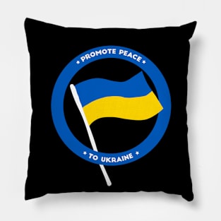 Ukraine Support No War Promote Peace Pillow