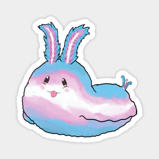 Sea Bunny trans pride Magnet