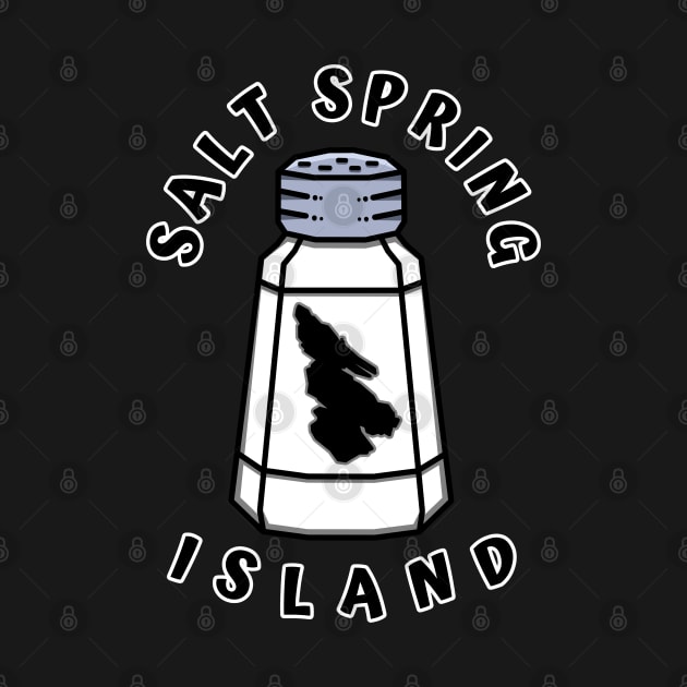 Salt Spring Island Salt Shaker - Salty Gift for Tourists - Salt Spring Island by City of Islands