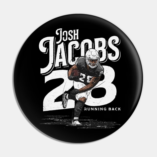 Josh Jacobs Las Vegas Player Name Pin by Chunta_Design